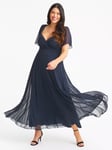 Scarlett & Jo Kemi Mesh Maxi Dress