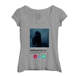 T-Shirt Femme Col Echancré Cavalier Sans Tête Réseau Social Rencontre Amour