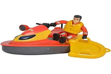 Simba - Sam le Pompier - Océan Jet Ski Juno Flottant - Accessoires de Sauvetage + 1 Figurine Incluse - 109251048038