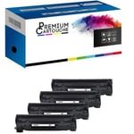 PREMIUM CARTOUCHE - x4 Toner - EP737 (CF283X) EP737 (CF283X) Noir Compatible pour Canon i-SENSYS LBP-151 dw Canon i-SENSYS MF 210 Se