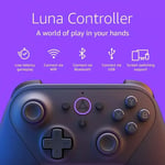 Luna  Controller + Phone Clip, Wireless Gaming With Bluetooth Wifi & USB! BNIB