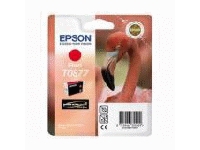 Epson T0877 - 11.4 ml - röd - original - blister - bläckpatron - för Stylus Photo R1900