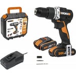 Worx - Perceuse visseuse avec batterie à percussion 4.0Ah Wx352.1