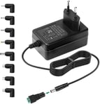 Alimentation 5V 3A Chargeur Adaptateur Secteur 15W Chargeur Mural Pour Hub Usb, Tv Box, Moniteur Bébé, Haut-Parleur Bluetooth, Tablette, Appareil Photo, Chargeur Raspberry Pie 4 (Avec 9 Conseils)