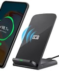 DGPLUS Wireless Phone Charger for Apple & Android, 15W Fast Qi Charging Stand for iPhone 16 Pro Max 15 14 13 12 11 Plus Samsung Galaxy S25 Z Flip Fold Note Pixel 8 Pro & More (1)