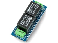 Sb Components Pico Dual Channel Relay Hat - Nakładka Z Przekaźnikami Do Raspberry Pi Pico}