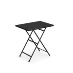 EMU - Arc en Ciel Folding Table 70 cm, Black - Hagebord - Svart - Metall