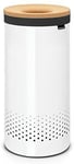 New Brabantia 104367 Laundry Bin With Cork Lid 35 L White Fast Shipping