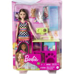 Poupée Barbie et animaux  