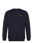 Lyle & Scott Sport Tape Crew Neck Marinblå