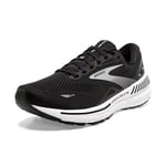 Brooks Femme Adrenaline GTS 23 Sneaker, Noir Blanc Argenté (01), 41 EU