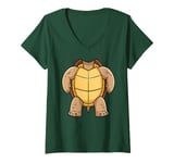 Womens Turtle Shirt Adult Kids Men Women Turtle Shell Costume V-Neck T-Shirt