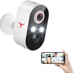 FISHBOT 1080P Wireless Security Camera, Outdoor/Indoor Home Cam with 2-Way Talk