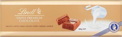 Lindt Swiss Milk Chocolate Gold Bar, 300g