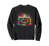 Splash Art Vintage Radio Antique Radios Sweatshirt