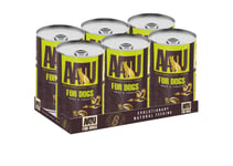 AATU 90/10 Wet Dog Food in a Tin - Duck & Turkey (6x400g) - Grain Free Recipe - No Artificial Ingredients - Good for Low Maintenance Feeding