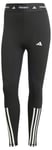 adidas Women's TECHFIT 3 Stripes 7/8 Leggings, BLACK, XS