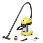 Aspirateur eau et poussieres sans fil KARCHER WD 3-18 S V-17/20 - Acier - 17 ...