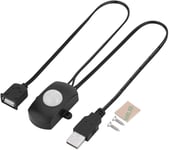 Mini détecteur de mouvement PIR commutateur détecteur de présence pour DIY d'éclairage à LED, détecteur de détecteur de mouvement infrarouge PIR Interrupteur Interface USB