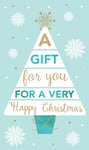 A Gift For You Very Happy Christmas Money Wallet Gift Card Xmas Moneyholder Card