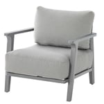 Fauteuil de salon de jardin Pulpy Gris quartz - Gris quartz - Hespéride