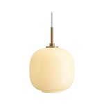 Louis Poulsen - VL45 Radiohus Pendel Ø175 Brass/Glossy Pale Yellow