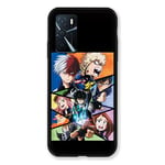 Cokitec Coque pour Oppo A16 / A16S Manga My Hero Academia Noir