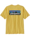 Patagonia P-6 Logo Responsibili Tee - Milled Yellow Size: X Large, Colour: Milled Yellow