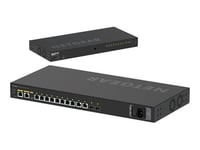 NETGEAR M4250-10G2F-PoE+ - Commutateur - C3 - Géré - 10 x 10/100/1000 (8 PoE+) + 2 x Gigabit SFP - flux d'air côte à côte - Montable sur rack - PoE+ (125 W)