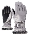 Ziener Gloves Kim Gants de Ski pour Femme Métal argenté 7