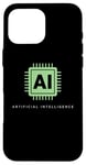 Coque pour iPhone 16 Pro Max Technologie de puce informatique intelligence artificielle IA