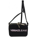 Sac à main Versace  Sac bandoulière  noir mat motif logo