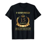 15 year Wedding Anniversary Gift ideas for Him, Her T-Shirt