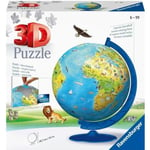 Puzzle 3D Globe terrestre 180 pieces - Ravensburger - �ducatif - Sans colle -...