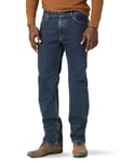 Wrangler Authentics Regular Fit Comfort Flex Waist Jean, Bleu, 34 W/32 L Homme