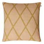 Ikat Orissa Linen Cushion Cover 50x50 - Rose/Spicy Yellow