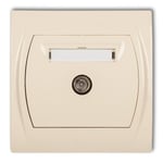 Karlik logo beige - antenni TV-pistorasia - 1LGTV-1