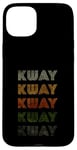 Coque pour iPhone 15 Plus T-shirt Kway Love Heart style grunge vintage noir Kway