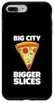 Coque pour iPhone 7 Plus/8 Plus Design amusant Love Pizza Big City Style