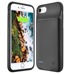 Wixann Battery Case for iPhone 6/6s/7/8/SE 2020 Upgraded 3200mAh Slim Portable Charging Case Rechargeable Extended Charger Case for Apple iPhone 6/6s/7/8/SE 2020