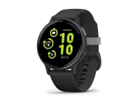 Garmin vívoactive 5 - Svart - smartklokke med bånd - silikon - håndleddstørrelse: 125-190 mm - display 1.2 - 4 GB - Bluetooth, Wi-Fi, ANT+ - 26 g