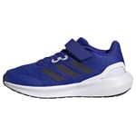 adidas RunFalcon 3.0 Elastic Lace Top Strap Shoes Sneaker, Lucid Blue/Legend Ink/FTWR White, 40 EU