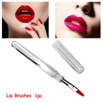 Hot sale Crystal Handle Makeup Tool Applicator Lip Brushes Flexible Lipstick