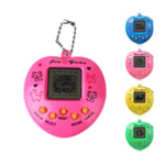 (C)Elektroniskt husdjursspelmaskin med nyckelring Retro Handheld Spelkonsol Mini Digital Virt