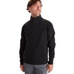 Marmot Men Alsek Jacket, water-repellent softshell jacket, breathable functional jacket, windproof outdoor jacket, Black, L