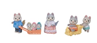 Sylvanian Families - Husky-familie og tvillinger