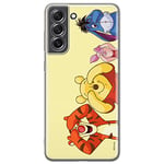 ERT GROUP Coque de téléphone Portable pour Samsung S21 FE Original et sous Licence Officielle Disney Motif Winnie The Pooh and Friends 036 adapté à la Forme du téléphone Portable, Coque en TPU