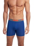 PUMA Men's Retro Shorts (Pack of 3), blue/orange, L