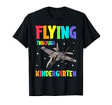 Flying Through Kindergarten Fighter Jet Back To School T-Shirt