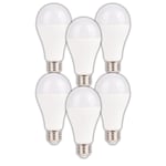 lot 6 Ampoules LED connectées (LuzE) E27 2700/6500k 1050LM 11W WiFi - Voltman